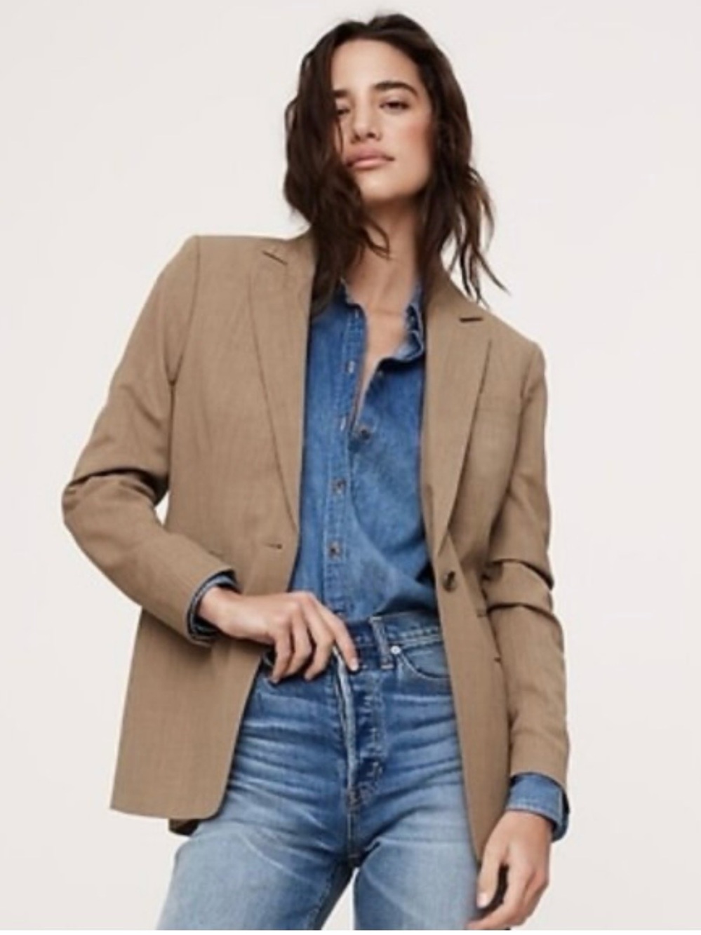 NWT Stunning Banana Republic Tan Blazer